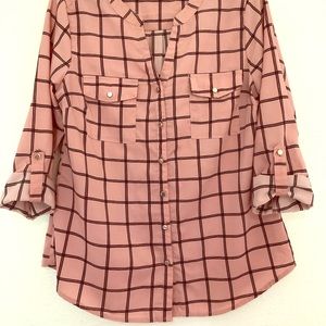 Dark Salmon Blouse